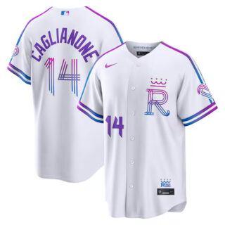 Jac Caglianone Kansas City Royals #14 2026 City Connect Stadium Jersey - White