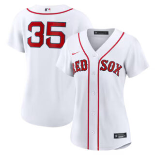 Women's Garrett Crochet Boston Red Sox #35 Home Jersey - White