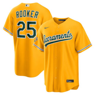 Brent Rooker Athletics #25 Alternate Stadium Jersey - Gold