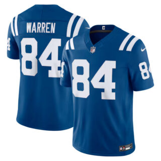Tyler Warren Indianapolis Colts #84 Vapor F.U.S.E. Stitched Limited Jersey - Royal