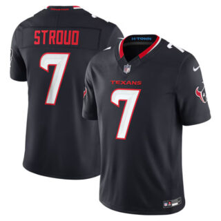 C.J. Stroud Houston Texans #7 Vapor F.U.S.E. Stitched Limited Jersey - Navy