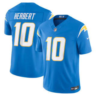 Justin Herbert Los Angeles Chargers #10 Vapor F.U.S.E. Stitched Limited Jersey - Powder Blue