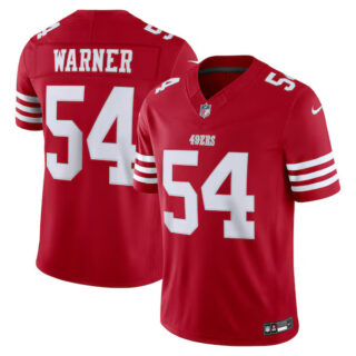 Fred Warner San Francisco 49ers #54 Vapor F.U.S.E. Stitched Limited Jersey - Scarlet