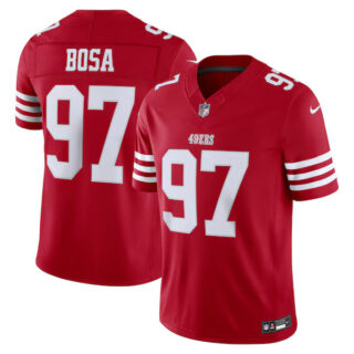 Nick Bosa San Francisco 49ers #97 Vapor F.U.S.E. Stitched Limited Jersey - Scarlet