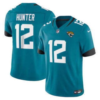Travis Hunter Jacksonville Jaguars #12 Vapor F.U.S.E. Stitched Limited Jersey - Teal