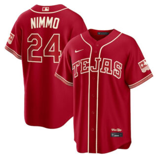 Brandon Nimmo Texas Rangers #24 2026 City Connect Stadium Jersey - Red