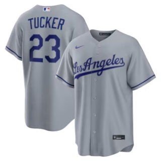 Kyle Tucker Los Angeles Dodgers #23 Road Jersey - Gray