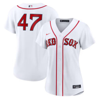 Women's Jovani Moran Boston Red Sox #47 Home Jersey - White