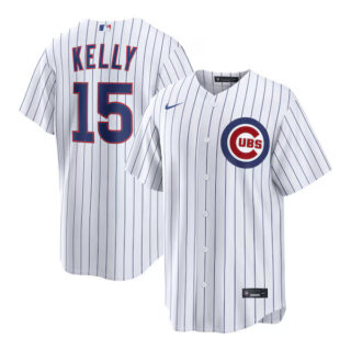 Carson Kelly Chicago Cubs #15 Home Jersey - White