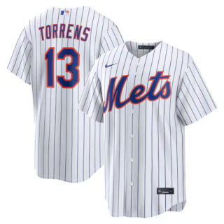 Luis Torrens New York Mets #13 Home Jersey - White