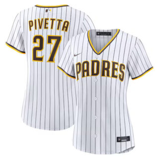 Women's Nick Pivetta San Diego Padres #27 Home Jersey - White