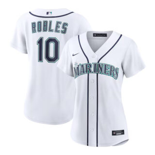 Women's Victor Robles Seattle Mariners #10 Home Jersey - White