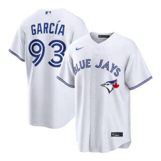 Yimi Garcia Toronto Blue Jays #93 Home Jersey - White