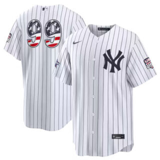 2026 All-Star Edition Stars & Stripes New York Yankees #99 Aaron Judge White Stadium Jersey