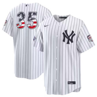 2026 All-Star Edition Stars & Stripes New York Yankees #35 Cody Bellinger White Stadium Jersey