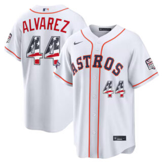 2026 All-Star Edition Stars & Stripes Houston Astros #44 Yordan Alvarez White Stadium Jersey