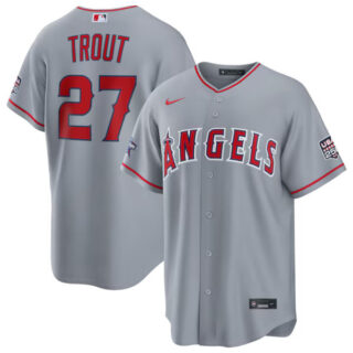 2026 All-Star Game Los Angeles Angels #27 Mike Trout Gray Replica Jersey