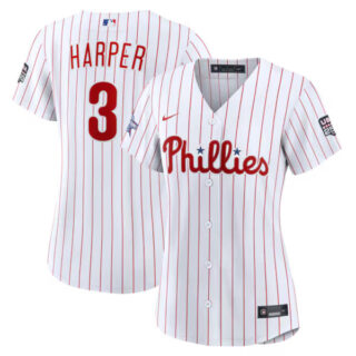 2026 All-Star Game Women's Philadelphia Phillies #3 Bryce Harper White Replica Jersey