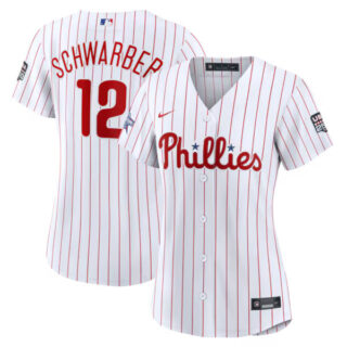 2026 All-Star Game Women's Philadelphia Phillies #12 Kyle Schwarber White Replica Jersey