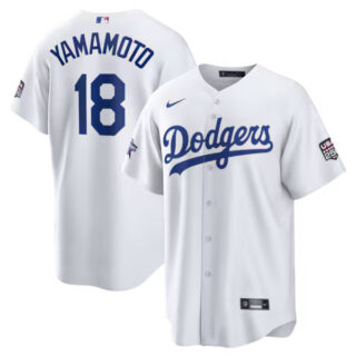 2026 All-Star Game Los Angeles Dodgers #18 Yoshinobu Yamamoto White Replica Jersey