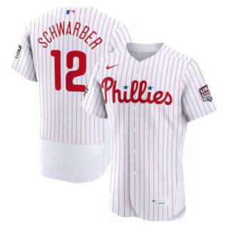 2026 All-Star Game Philadelphia Phillies #12 Kyle Schwarber White Authentic Jersey