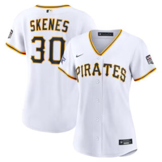 2026 All-Star Game Women's Pittsburgh Pirates #30 Paul Skenes White Replica Jersey