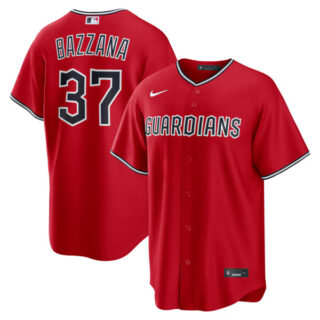 Travis Bazzana Cleveland Guardians #37 Alternate Jersey - Red