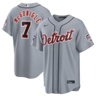 2026 All-Star Game Detroit Tigers #7 Kevin McGonigle Gray Replica Jersey