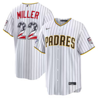 2026 All-Star Edition Stars & Stripes San Diego Padres #22 Mason Miller White Stadium Jersey