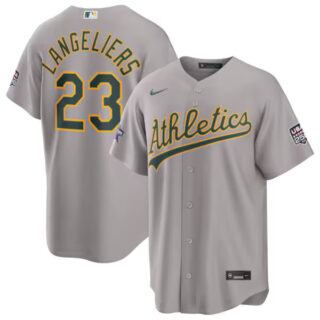 2026 All-Star Game Athletics #23 Shea Langeliers Gray Replica Jersey