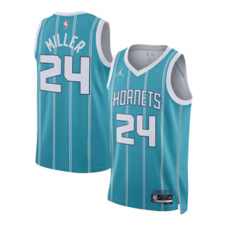 Women's Brandon Miller Charlotte Hornets #24 NBA Draft Swingman Jersey - Icon Edition - Teal