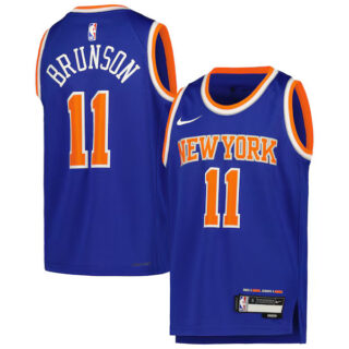 Youth Jalen Brunson New York Knicks #11 Swingman Jersey - Icon Edition - Blue