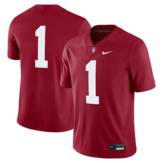 Men's #1 Stanford Cardinal Game Jersey - Cardinal