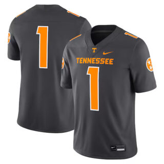 Men's #1 Tennessee Volunteers Alternate Game Jersey - Anthracite
