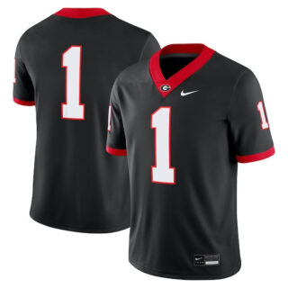 Men's Georgia Bulldogs Alternate Game Jersey - Black
