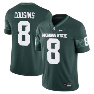 Men's Kirk Cousins Michigan State Spartans Alumni Game Jersey - Green