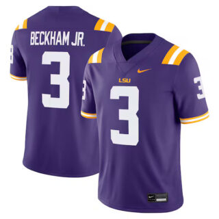 Men's Odell Beckham Jr. LSU Tigers Alumni Game Jersey - Purple