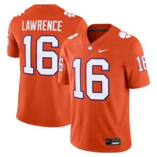 Men's Trevor Lawrence Clemson Tigers Alumni Game Jersey - Orange