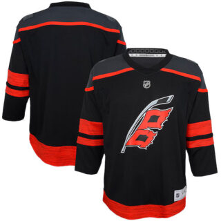 Youth  Carolina Hurricanes Home Premier Jersey - Black