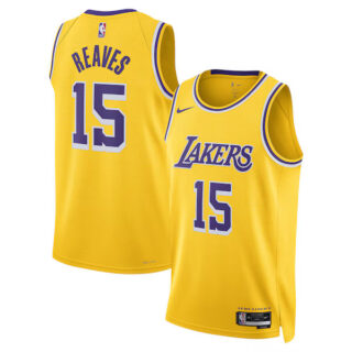 Women's Austin Reaves Los Angeles Lakers #15 Swingman Jersey - Icon Edition - Gold
