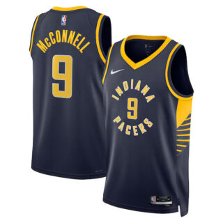 Women's T.J. McConnell Indiana Pacers #9 Swingman Replica Jersey - Icon Edition - Navy