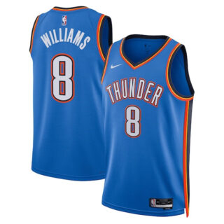 Women's Jalen Williams Oklahoma City Thunder #8 Swingman Replica Jersey - Icon Edition - Blue