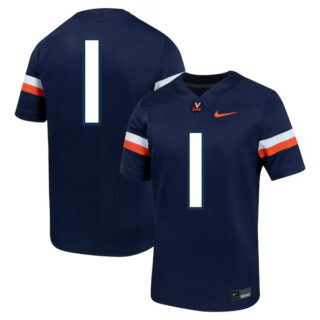 Men's #1 Virginia Cavaliers Untouchable Football Jersey C Navy