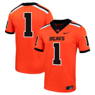 Men's #1 Oregon State Beavers Untouchable Football Jersey C Orange