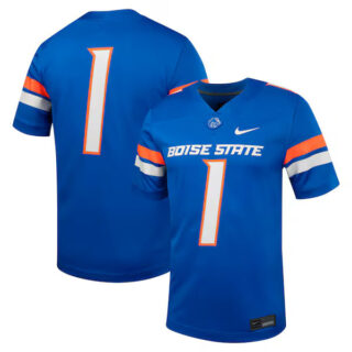 Men's #1 Boise State Broncos Untouchable Football Jersey - Royal