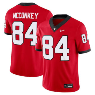 Men's Ladd McConkey Georgia Bulldogs Player Game Jersey - Red