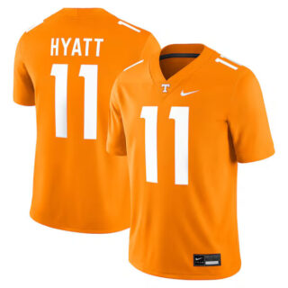 Men's Jalin Hyatt Tennessee Volunteers Player Game Jersey - Tennessee Orange
