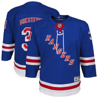 Youth Igor Shesterkin New York Rangers #31 Home Premier Player Jersey - Blue