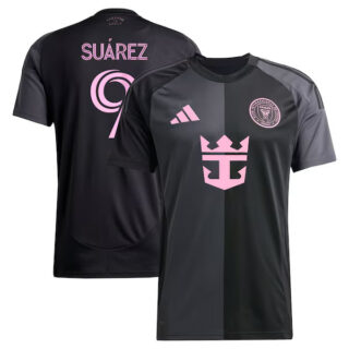 Men's Luis Suarez Inter Miami CF #9 adidas 2025 The Fortitude Kit Player Jersey - Black