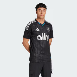 Men's Charlotte FC adidas 2025 Fortress Kit Jersey - Black